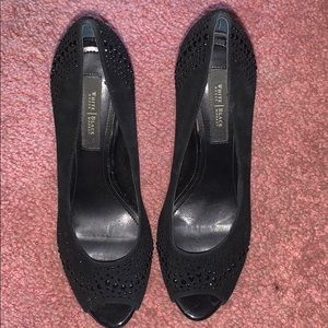 Studded Peep Toe Heels